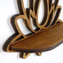 Hanah Home Raf264 Estantería de Pared Nogal